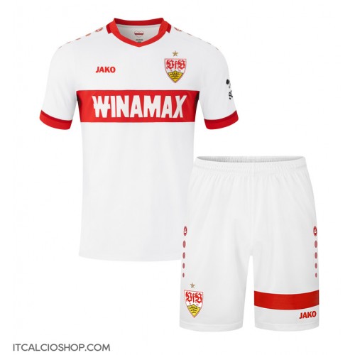Stuttgart Prima Maglia Bambino 2024-25 Manica Corta (+ Pantaloni corti)